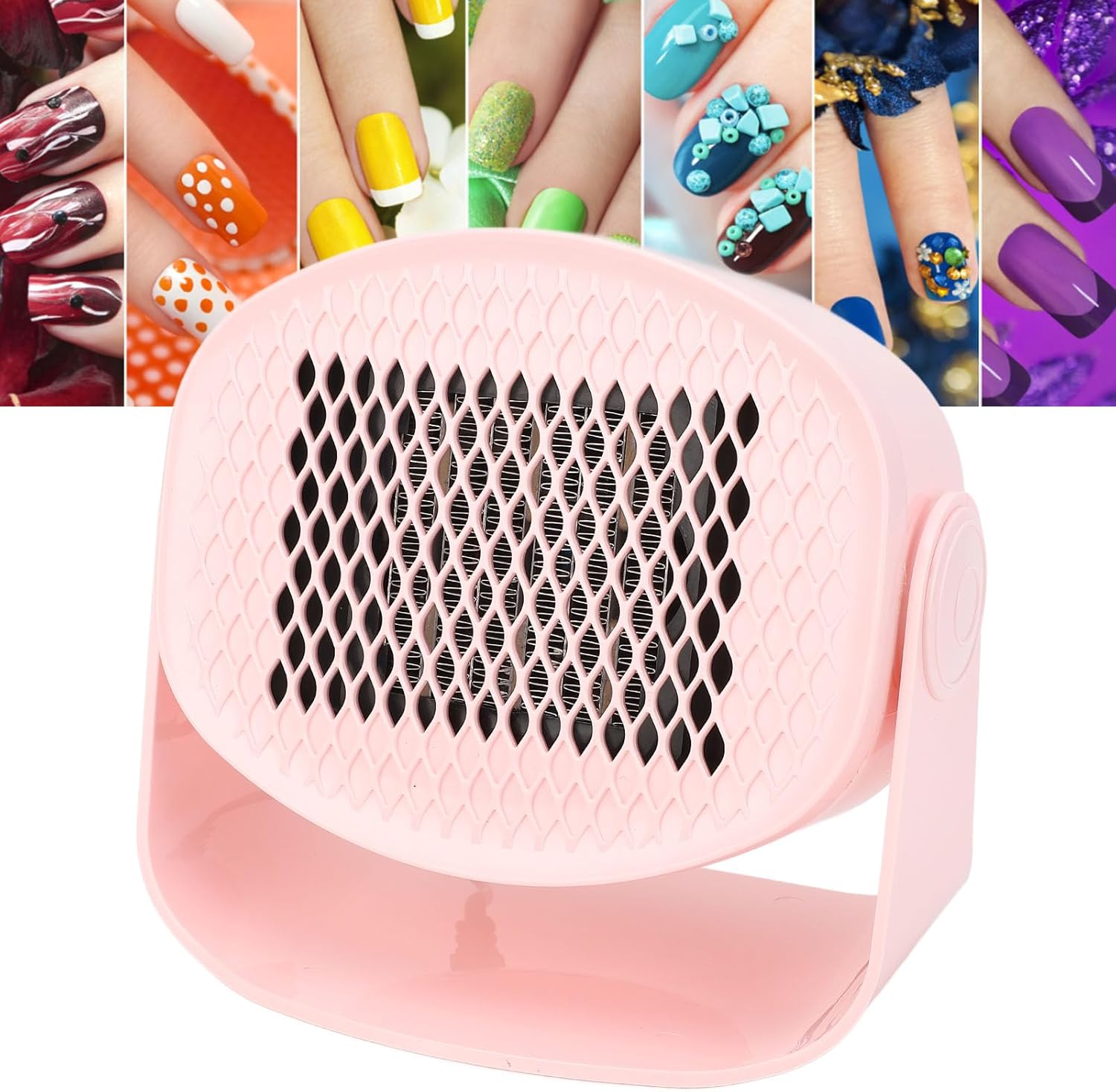 Nail Dryer, Nail Warm Cool Wind Blower, Automatic Sensor 2 Power Level 300W 600W Manicure Fan Blower for Polish Curing (US Plug 110V)