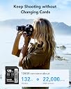Lexar SILVER PRO SD Card 2x128GB, UHS-II SD Memory Card, V60, U3, C10, Up to 280MB/s Read/120MB/s Write, SDXC Card for DSLR/Camera/Professional Photographer/Videographer/Enthusiast(LSDSIPR128G-B2NAA) gallery image