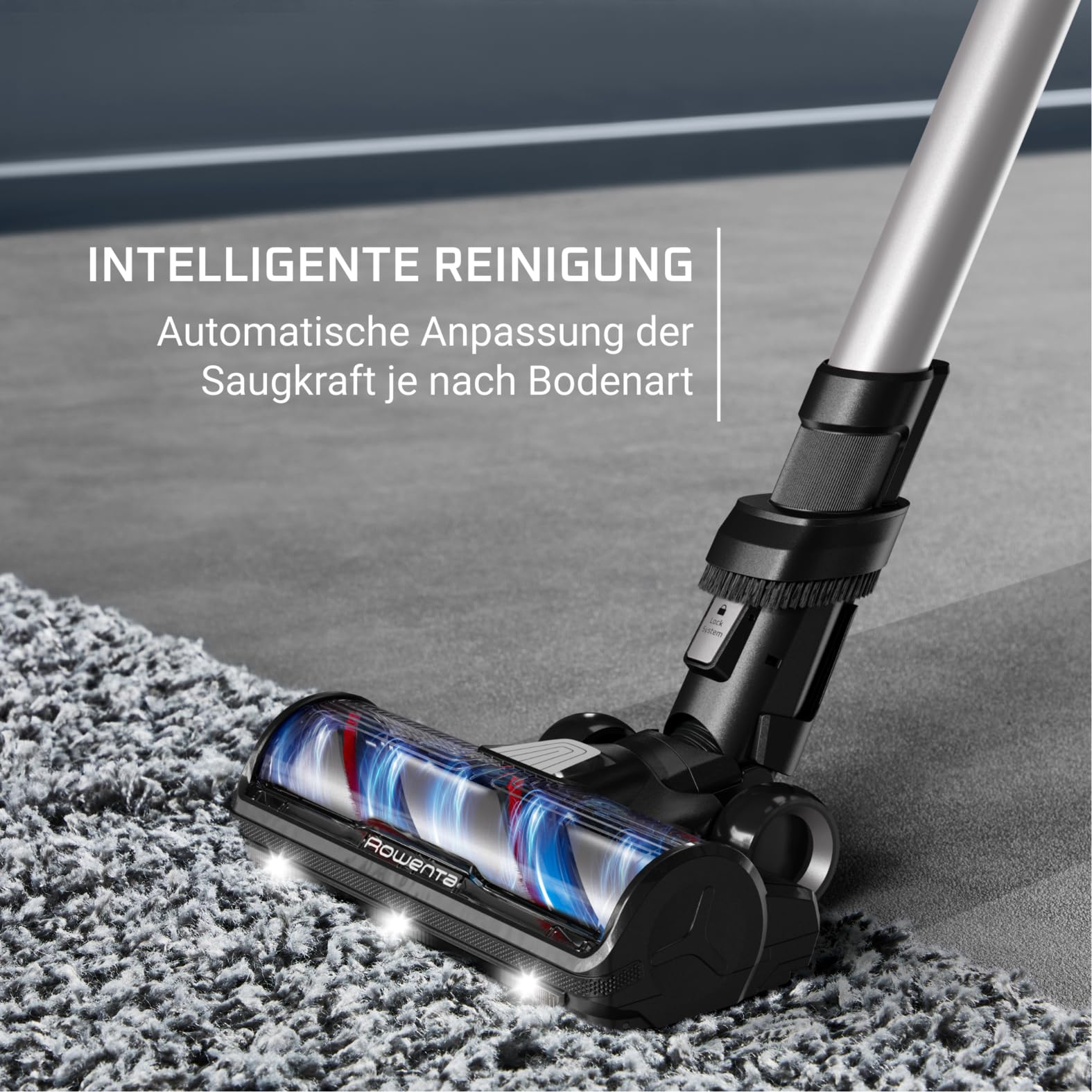 Rowenta X-Force Flex 13.60, bezprzewodowy odkurzacz akumulatorowy, model dla alergików, głęboka siła czyszczenia, przegub elastyczny, 150 W, czas pracy do 60 minut, wyprodukowano we Francji, RH9A36WV