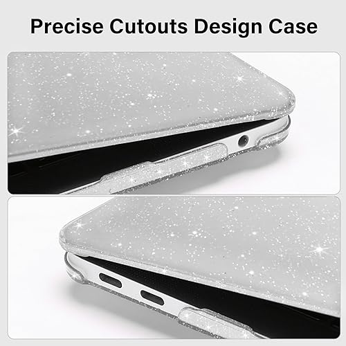 Miniatura 4 de MOSISO Funda compatible con MacBook Air de 13 pulgadas 2022 2021 2020 2019 2018 A2337 M1 A2179 A1932, carcasa rígida de plástico brillante, cubierta