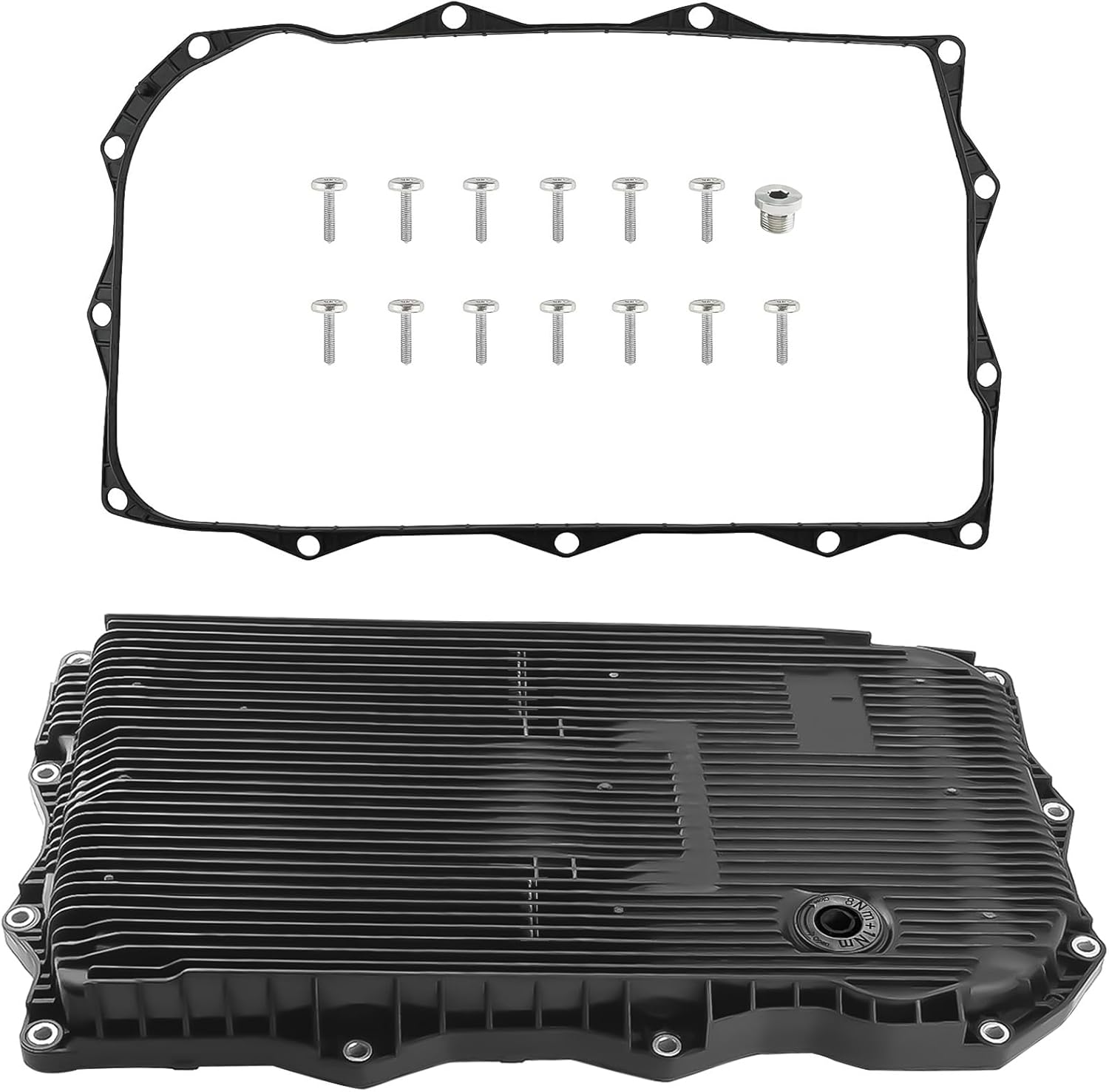 24117624192 Automatic Transmission Oil Pan with Filter/Gasket/Screw Compatible with Dodge Charger Challenger & BMW 228i 230i 320i 325i 328i 330i 335i 428i 535i 550i xDrive X5 528i 530i 535d 540i