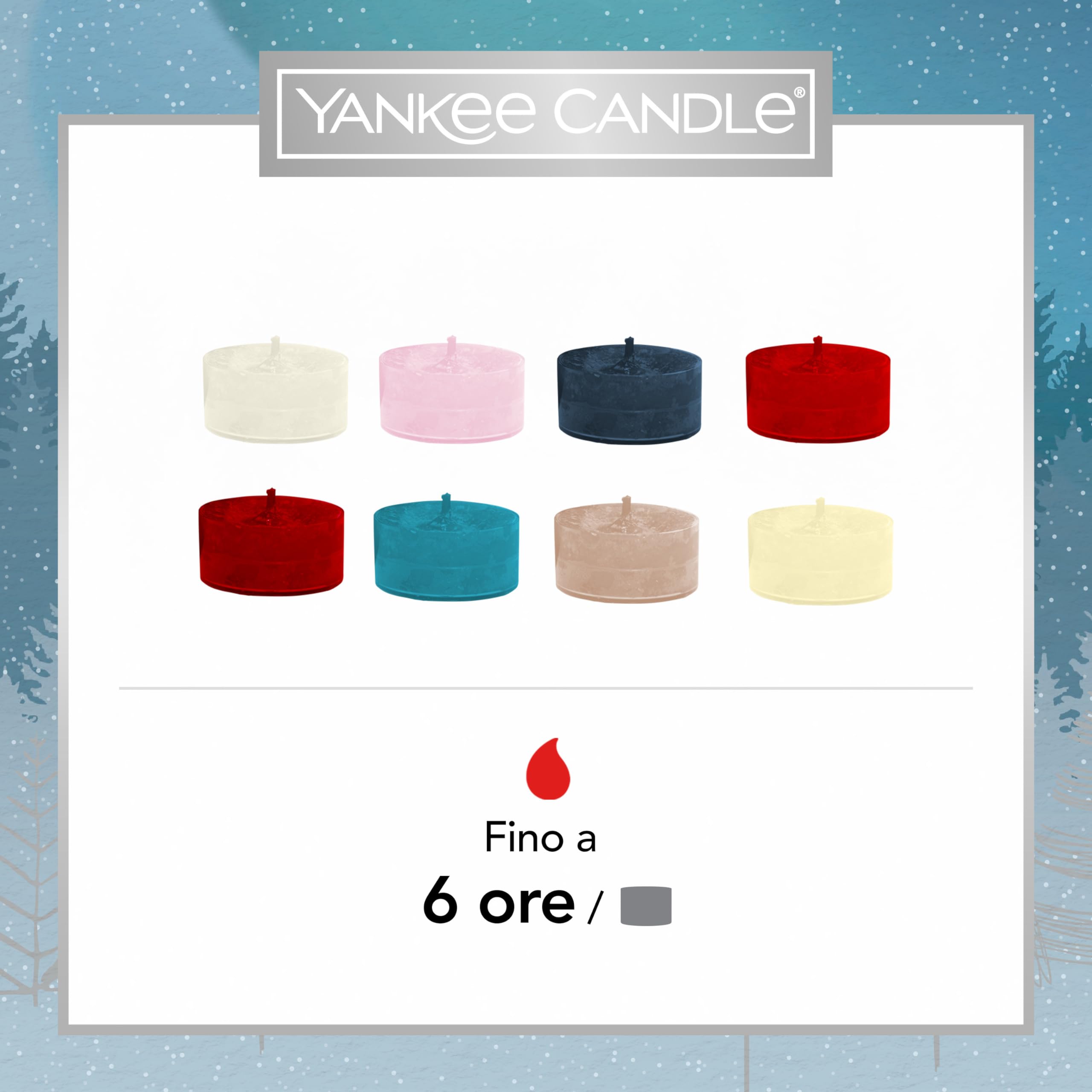 Pajoma Calendario Avvento Candele - 24 Tealight Profumate, 6 Aromi, Con Portalumino
