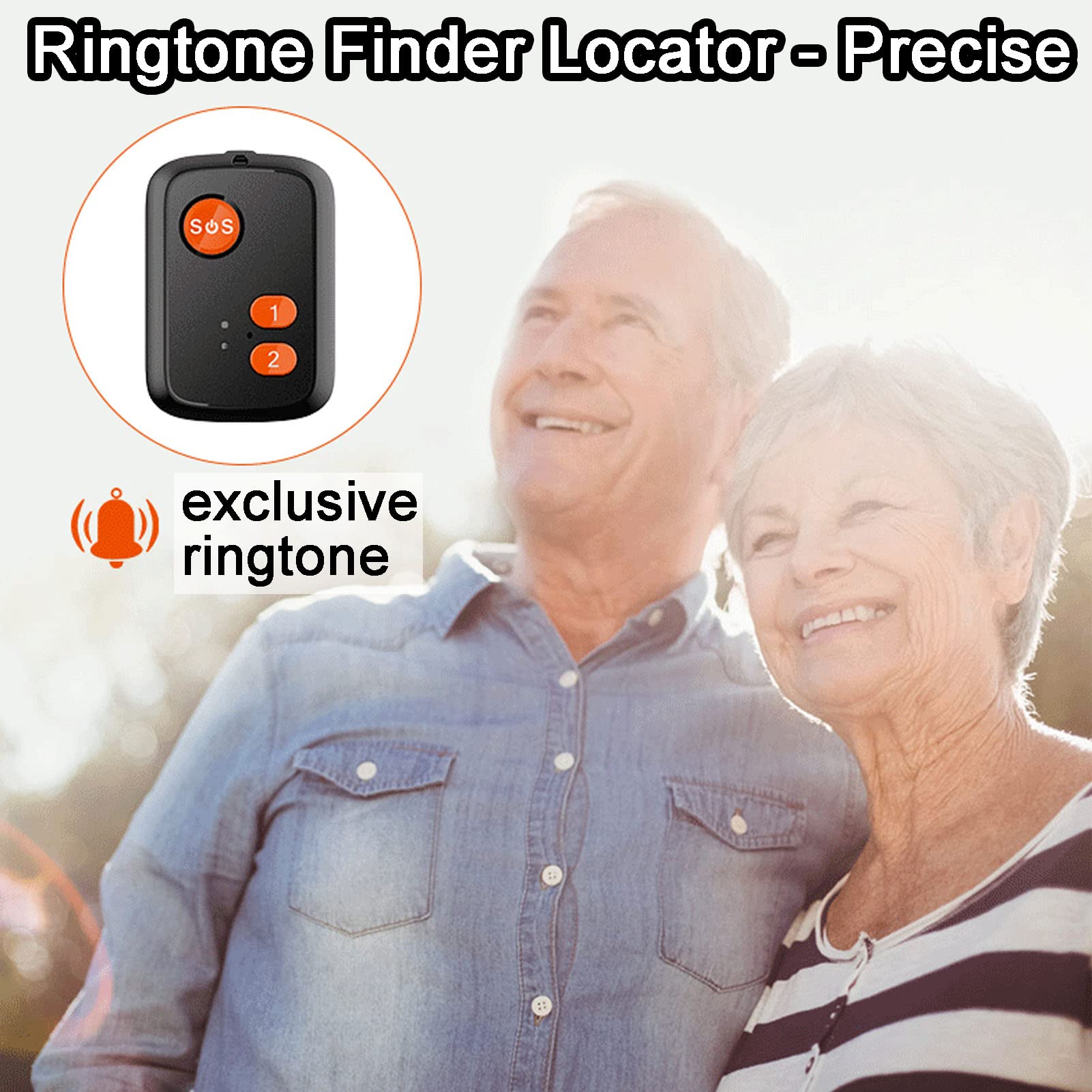 Rastreador GPS Personal Localizador de Collares SOS para Niños Y Ancianos Alarma de Detección de Caídas Llamada de Voz 4G Posicionamiento Múltiple GPS+LBS+WiFi Botón SOS Impermeable