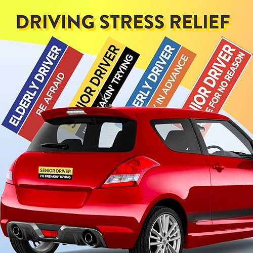 Miniatura 5 de Rio Salto Divertido imán de conductor de edad avanzada para automóvil, regalo de broma para personas mayores, regalo de broma magnética
