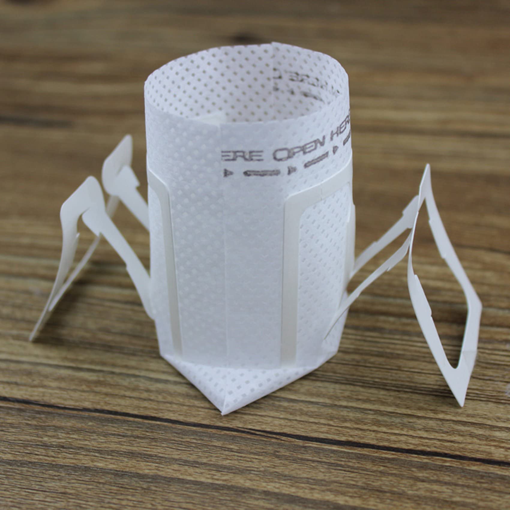 1000 Stück Tropfkaffeefilterbeutel, tragbar, hängender Ohr-Stil, Kaffeefilter, Papier, Zuhause, Büro, Reisen, Kaffee und Tee