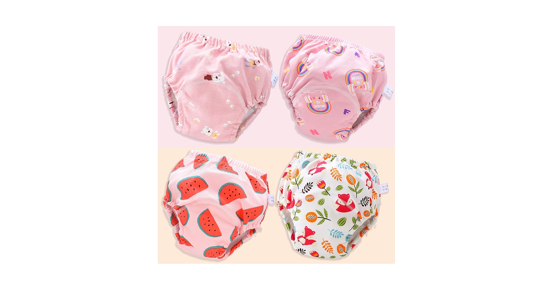 2025 Upairy Training Pants For Boys Girls, Upairy Potty Training Underwear, Absorbent Toddler Pee Pant Breathable Washable 4pcs J Small