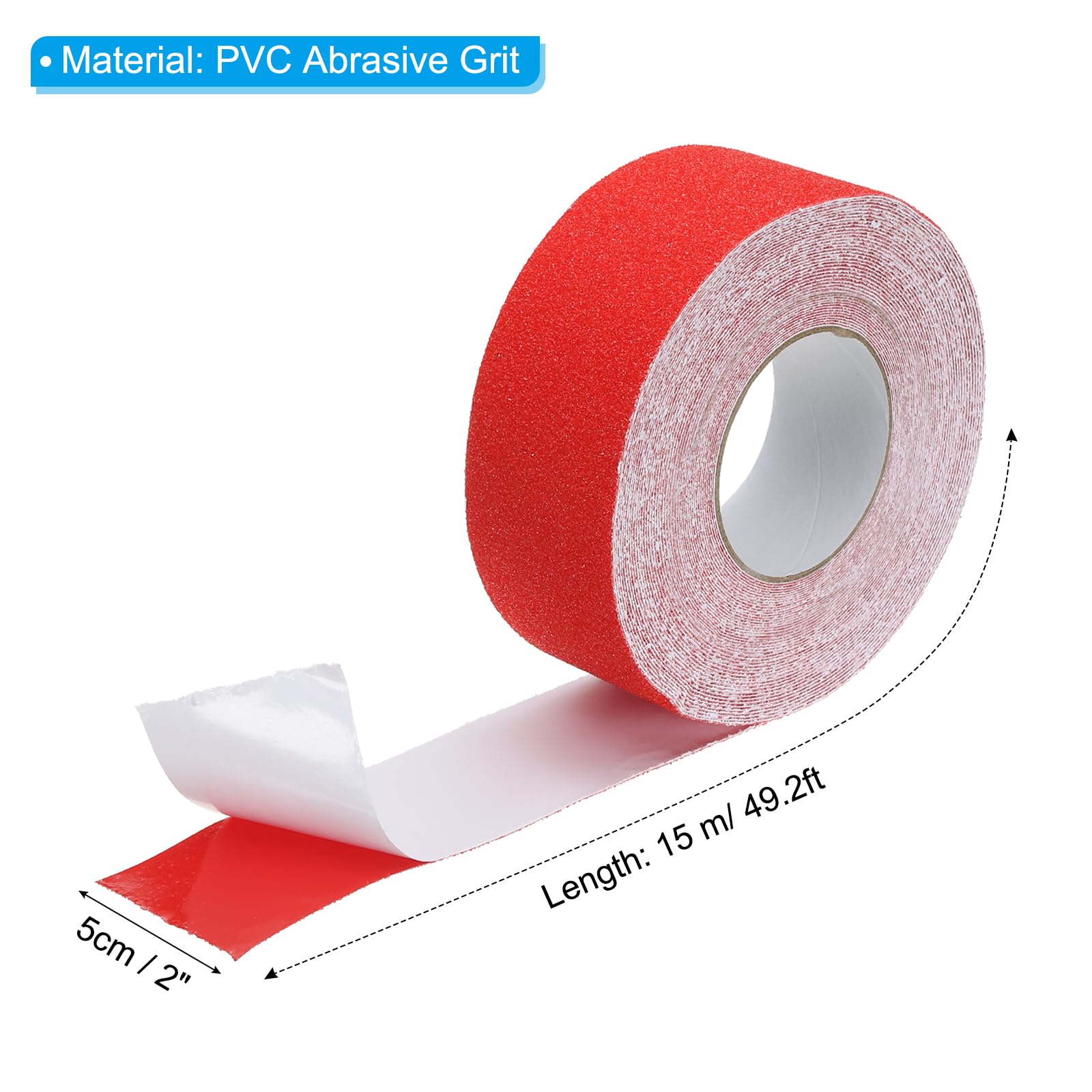 PATIKIL 2 Inch x 49 Ft/5cm x 15m Anti Slip Traction Tape - Image 2