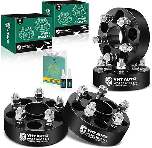 Miniatura 9 de YHTAUTO Espaciadores de rueda centrados de 0.197 x 3.937 in de 1.5 pulgadas para Subaru Outback, Forester, Impreza, Scion, Toyota, Saab,