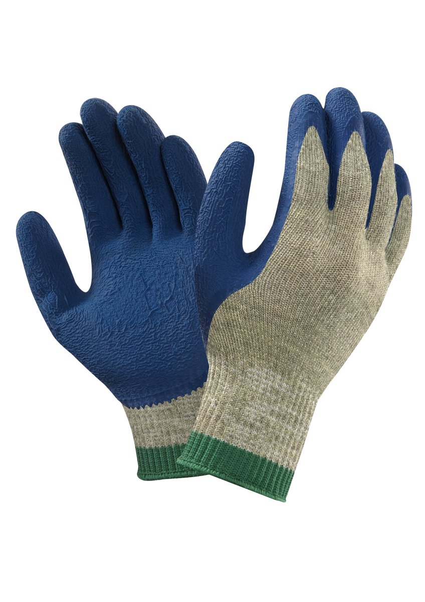 Ansell PGK10BL Guante protección contra cortes y mecánica, Azul, Tamaño 7 (12 Pares)