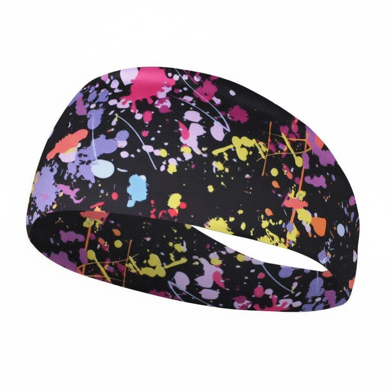 Swimming Ear Cover Band Multi-Functional Printed Athletic Headwrap Colorful Running Headband Stylish Prints Wide Fitness, Fa10-6|Sporting Goods | Fitness, Running & Yoga | Clothing & Acce-image-40