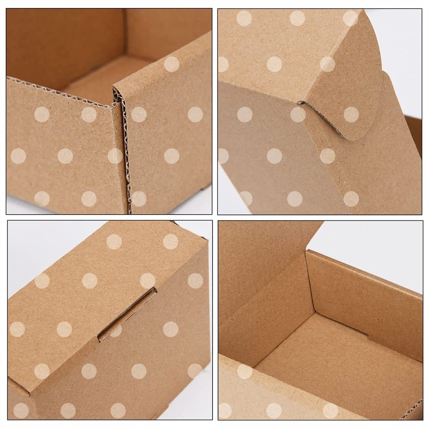 Kraft Dot (10 cm 10 cm 2", Kraft Dot)