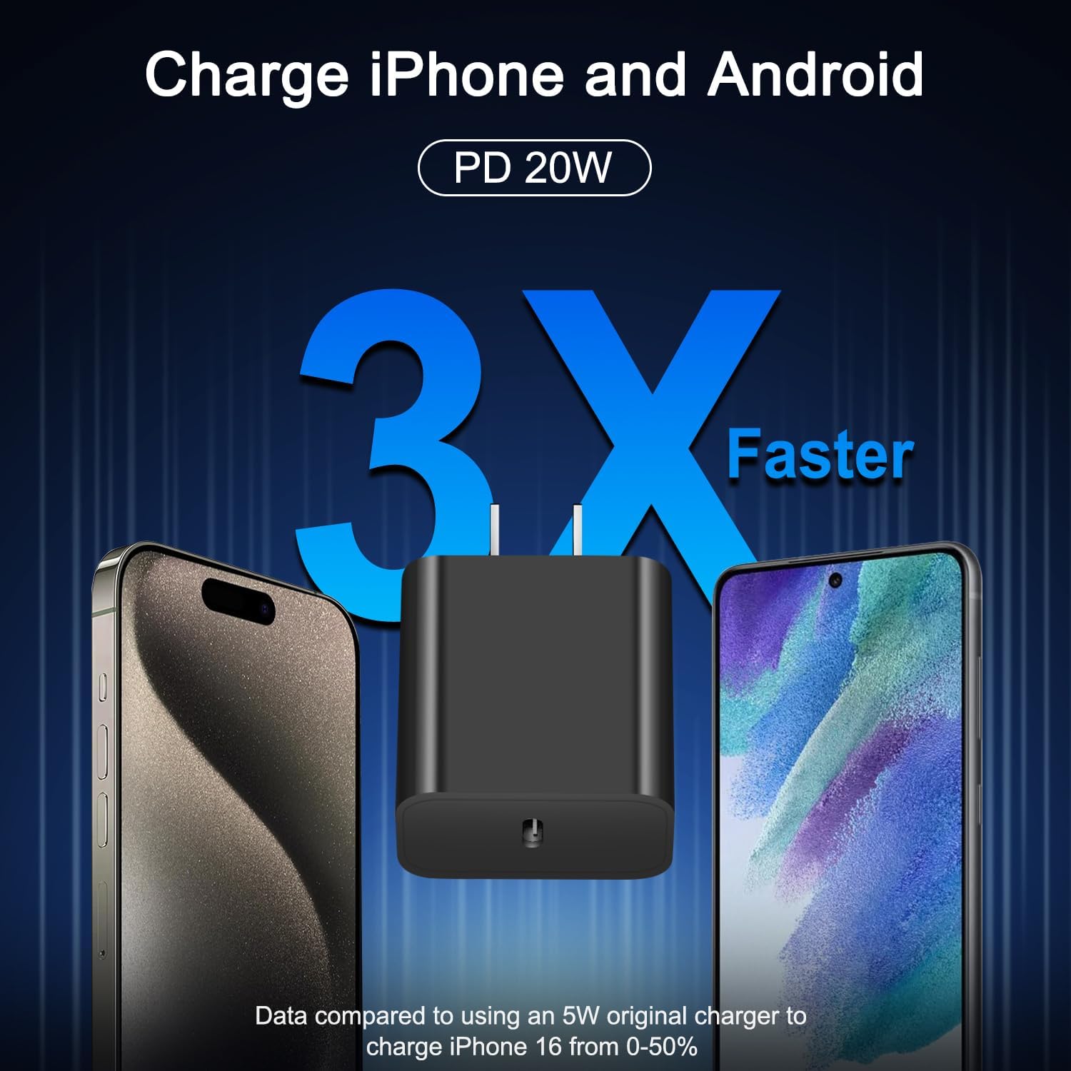 for iPhone 17 16 15 Charger Fast Charging, 3 Pack 10FT PD 20W USB C Charger with Lightning Cord & USB C Cable Type C Chargers Block for iPhone 17/17 Pro/17 Pro Max/16/16 Pro/15/14/13/12（Black）