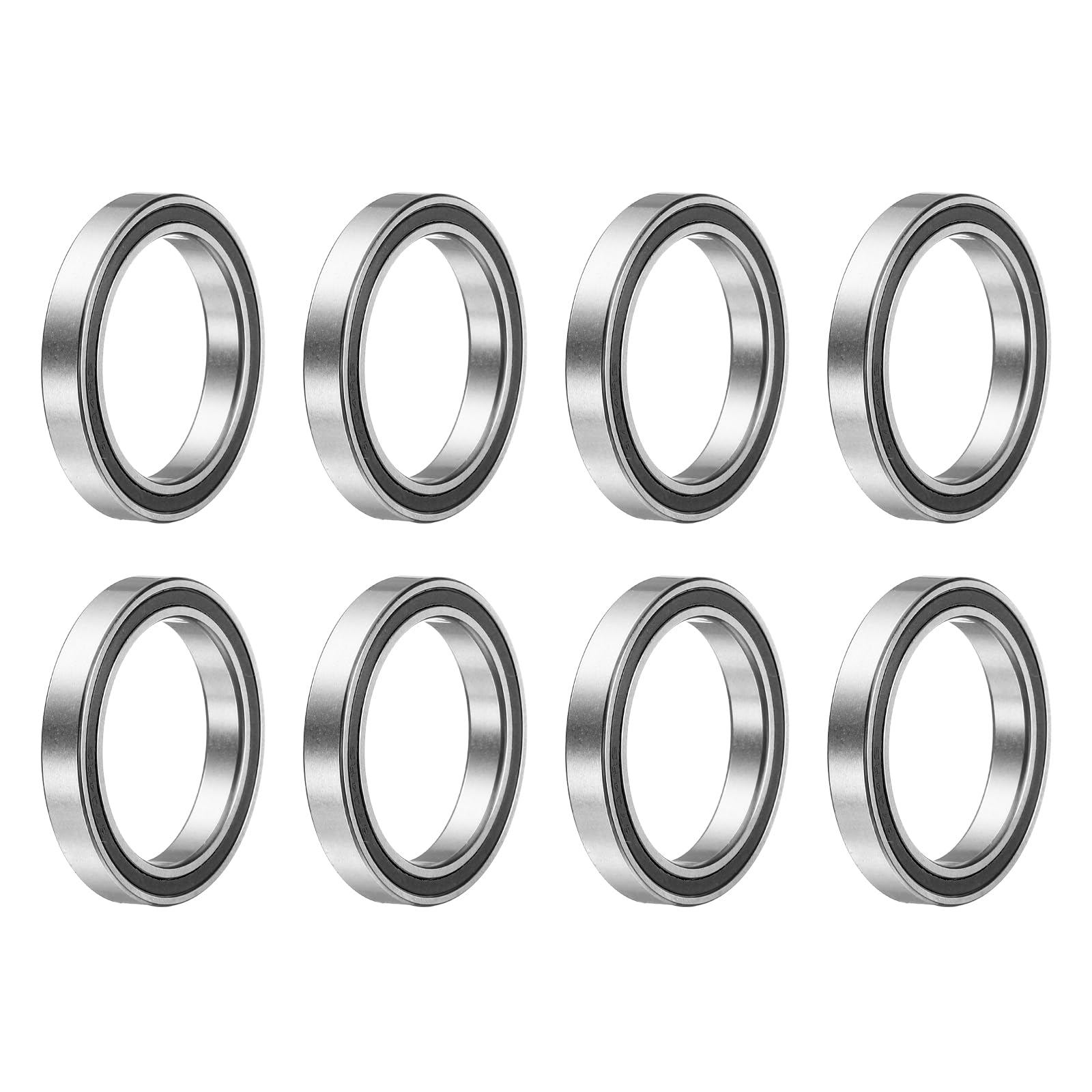 sourcing map 51104 Spinta Sfera Cuscinetti 20mm x 35mm x 10mm Carbone Acciaio Unidirezionale Rotolamento Direzione