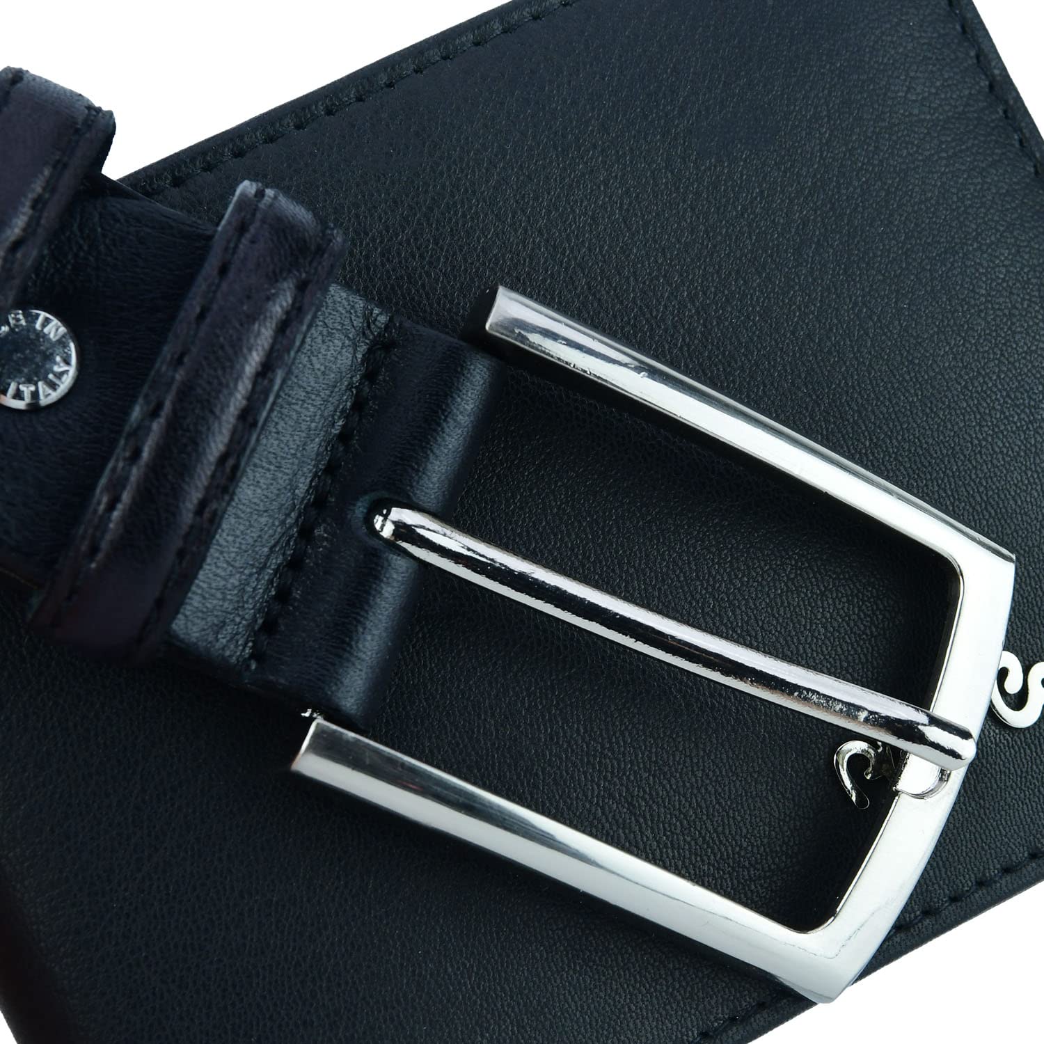 Pierre Cardin Cofanetto Regalo Uomo, Portafoglio Con Protezione RFID e Cintura In Vera Pelle
