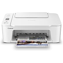 Canon PIXMA TS3720 Wireless All-in-One Printer for Basic Home Printing, White