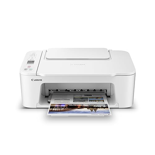 Canon PIXMA TS3720 Wireless All-in-One Printer for Basic Home Printing, White