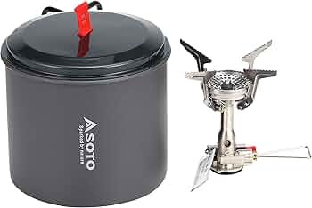 Amazon | [ソト (SOTO)] シングルバーナー( 日本製) アルミポット 5点