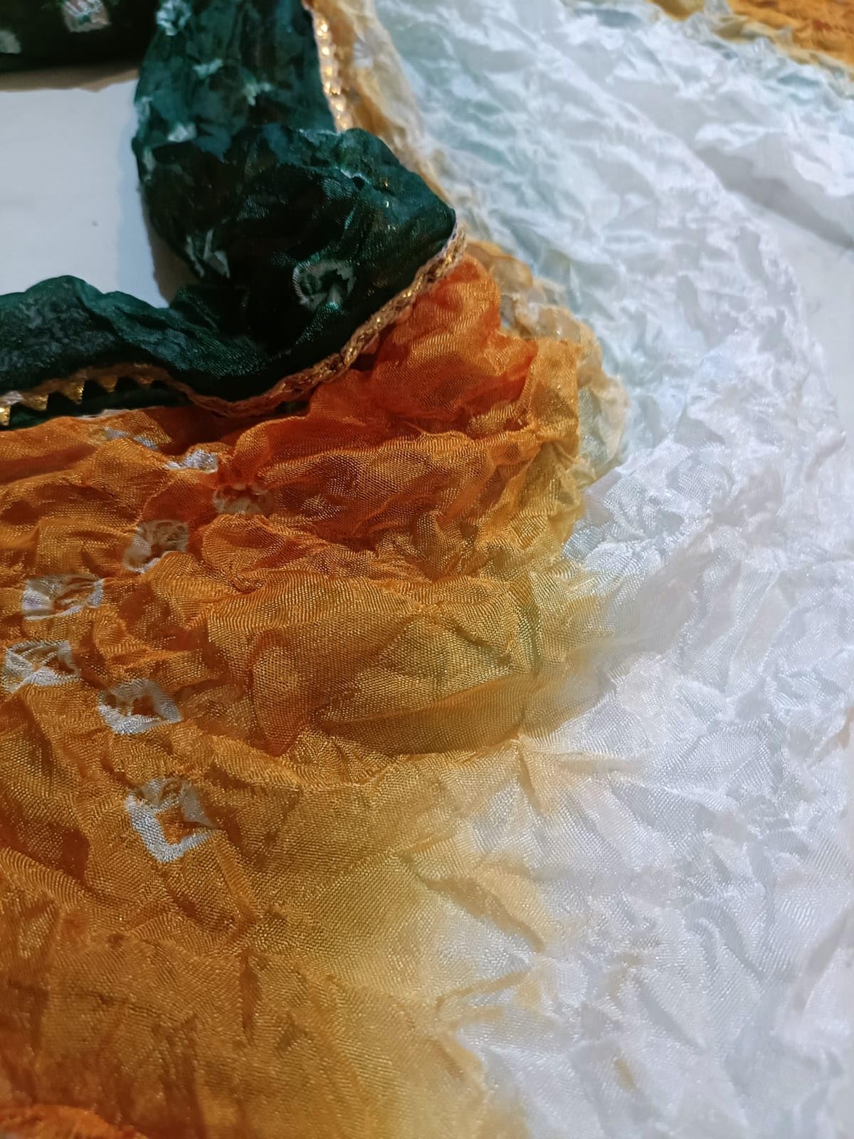 DUPATTA BAZAAR Women s Multicolour Bandhini Stole.Size: 70 inches * 20 inches - Image 8 thumbnail