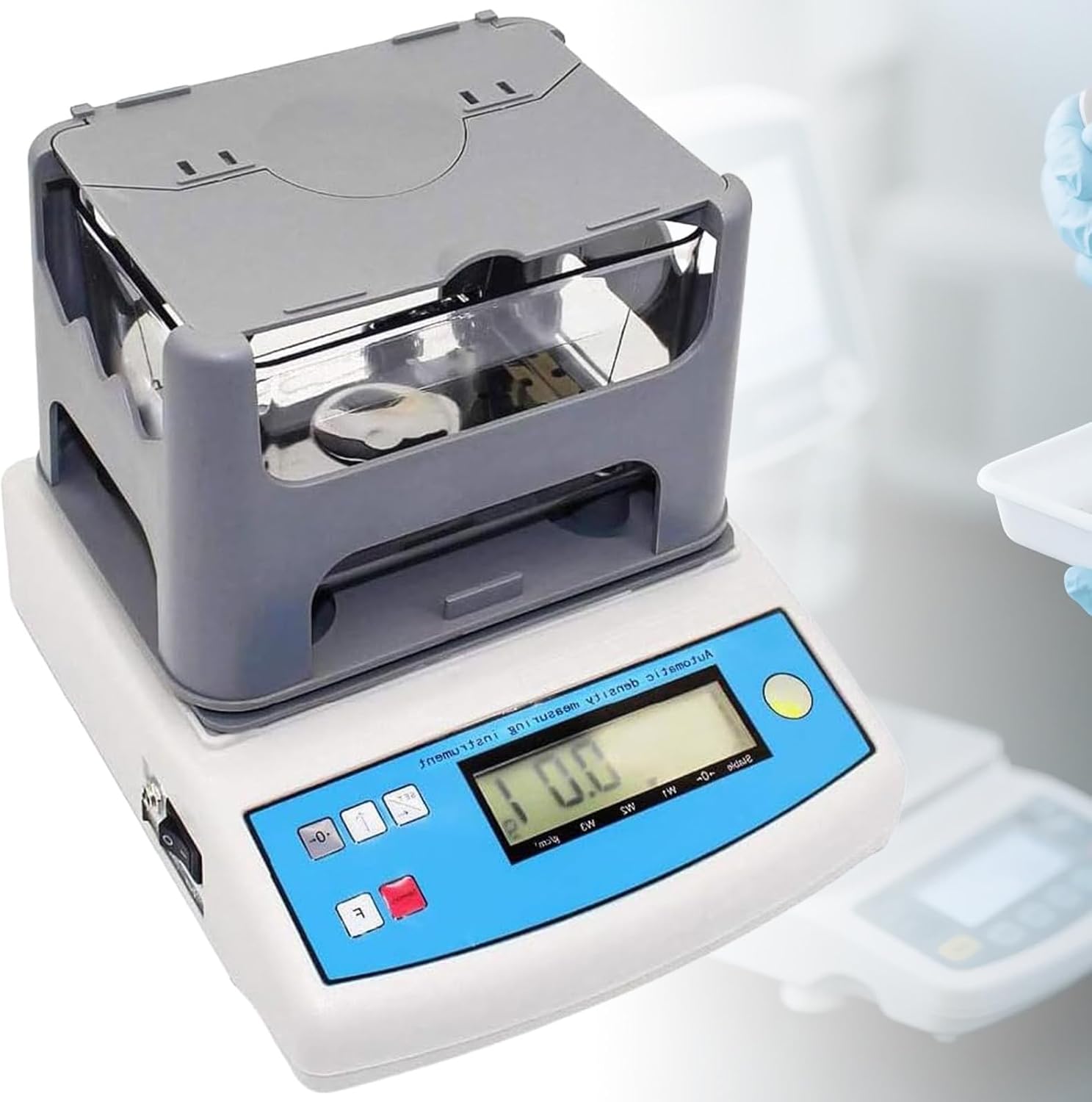 Gold Purity Tester Machine, Digital Gold & Silver Tester Machine with Density Meter, 0.001g/cm³ Accuracy, Gold Purity Tester, for Jewelry Shops & Pawn Shops MDJ-1200A