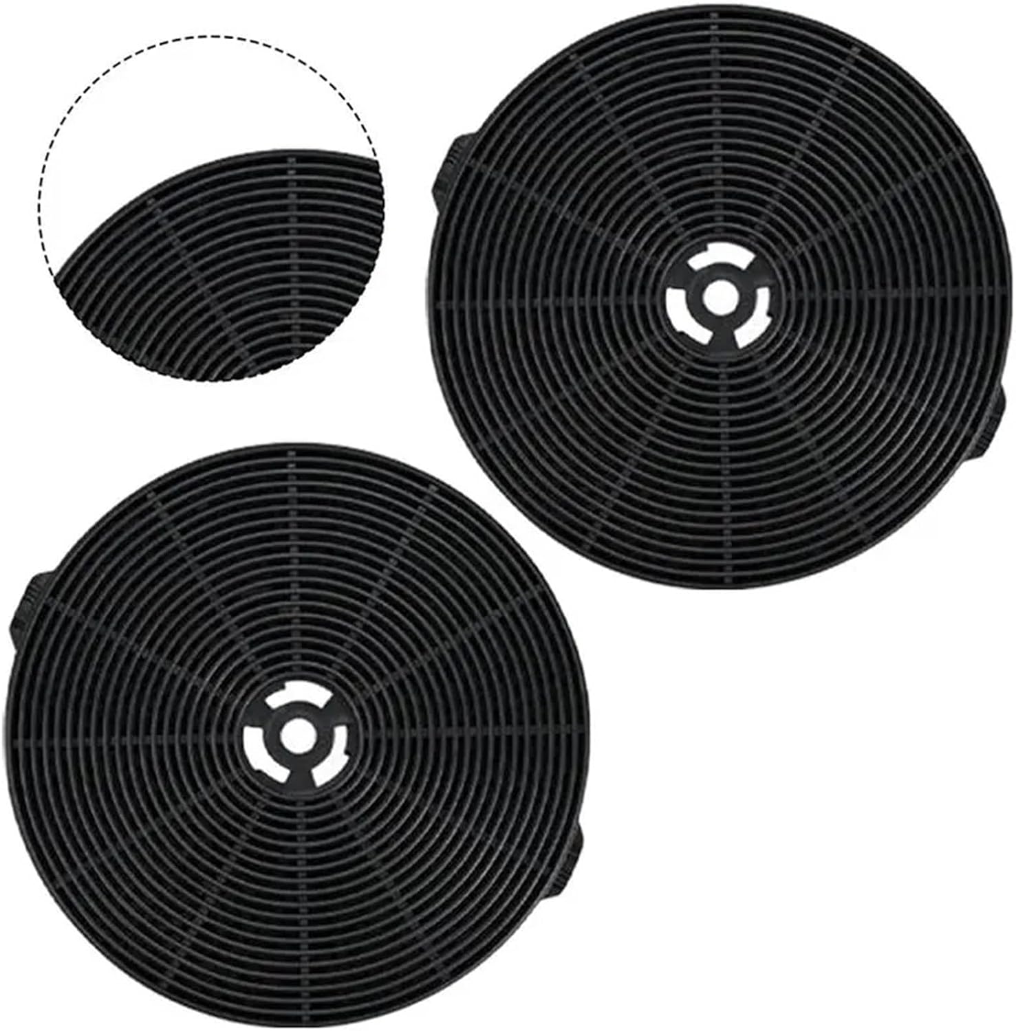 175mm × 24mm Filter Kitchen Range Hood Accessories Filters 2PCS Kitchen Appliances Range Hood Parts