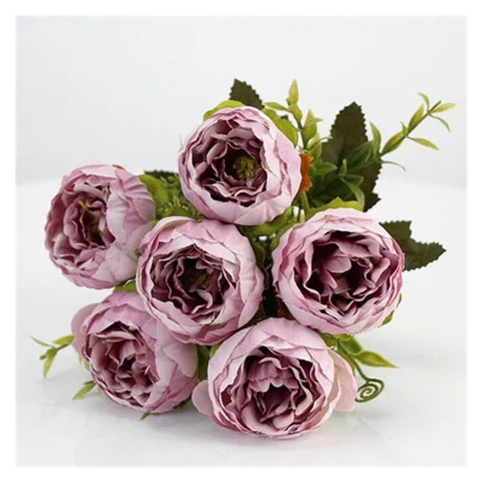 HJRegaFimu Artificial Flowers Simulation Silk Peony Bridal Bouquets Bridesmaid Home Store Wedding Decoration Accessories Yellow