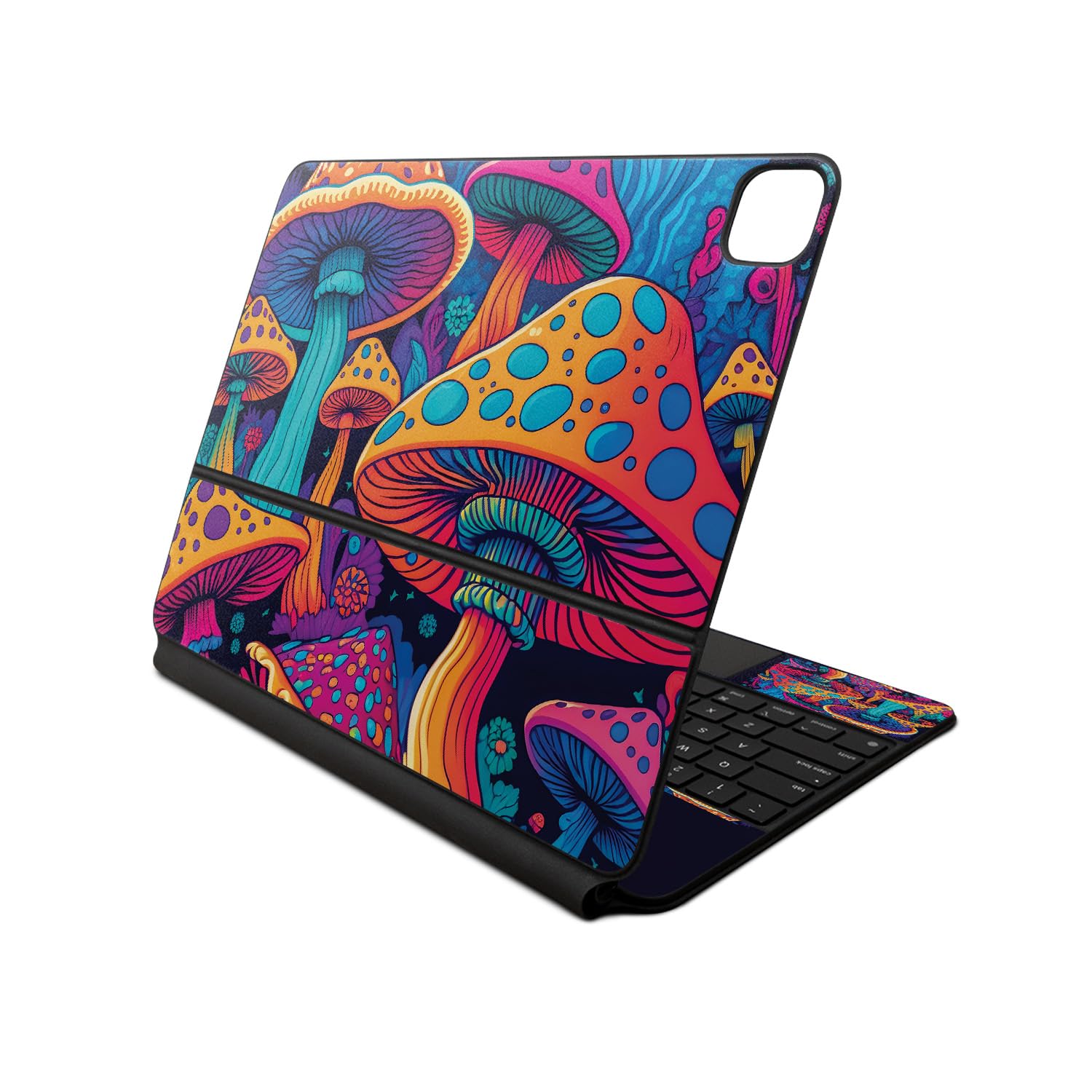Skin Compatible with Apple Magic Keyboard for iPad Air 13-inch (M2) 2024 - Mushrooms - Premium 3M Vinyl Protective Wrap Decal Cover - Easy to Apply | Crafted in The USA by MightySkins