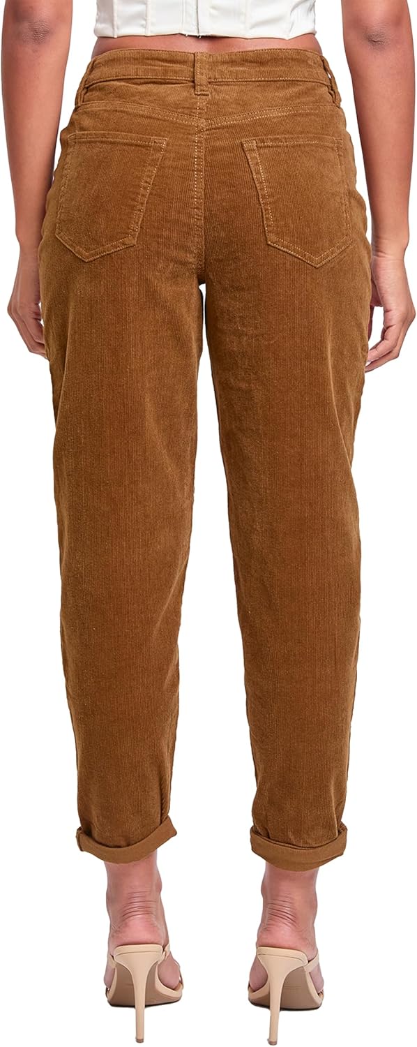 YMI Womens YMI Jeans Women's Corduroy Mom Fit Pants - Image 3