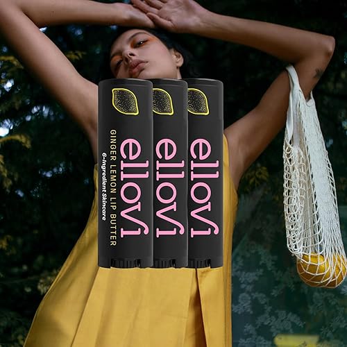 Miniatura 68 de Ellovi Natural Lip Butter Lip Balm - Blossom - Pure Enough to Eat - Made With Just 6 Vegan Ingredients - Moisturizing Lip Care for All Day Hydration