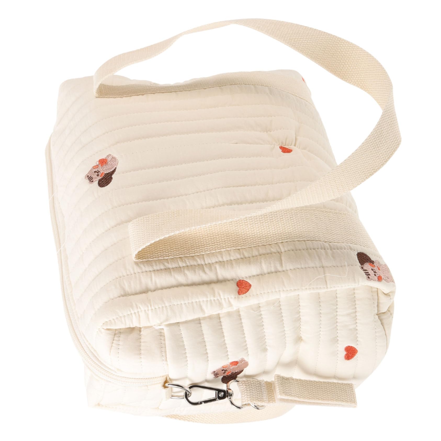 Borsa per Pannolini da Viaggio in Cotone, Pratica e Durevole, da Appendere al Passeggino, per Riporre Pannolini e Accessori Bebè