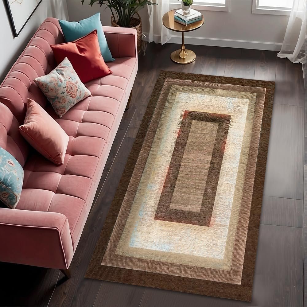 Cesse Kadife Kaymaz Pamuk Tabanlı Yıkanabilir Antibakteriyel Salon Halısı 200x300
