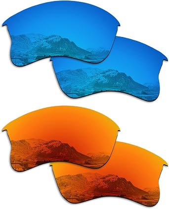 عدسات استبدال مستقطبة مرآة لجاكيت Oakley Half 2.0 XL OO9154 - خيارات غنية