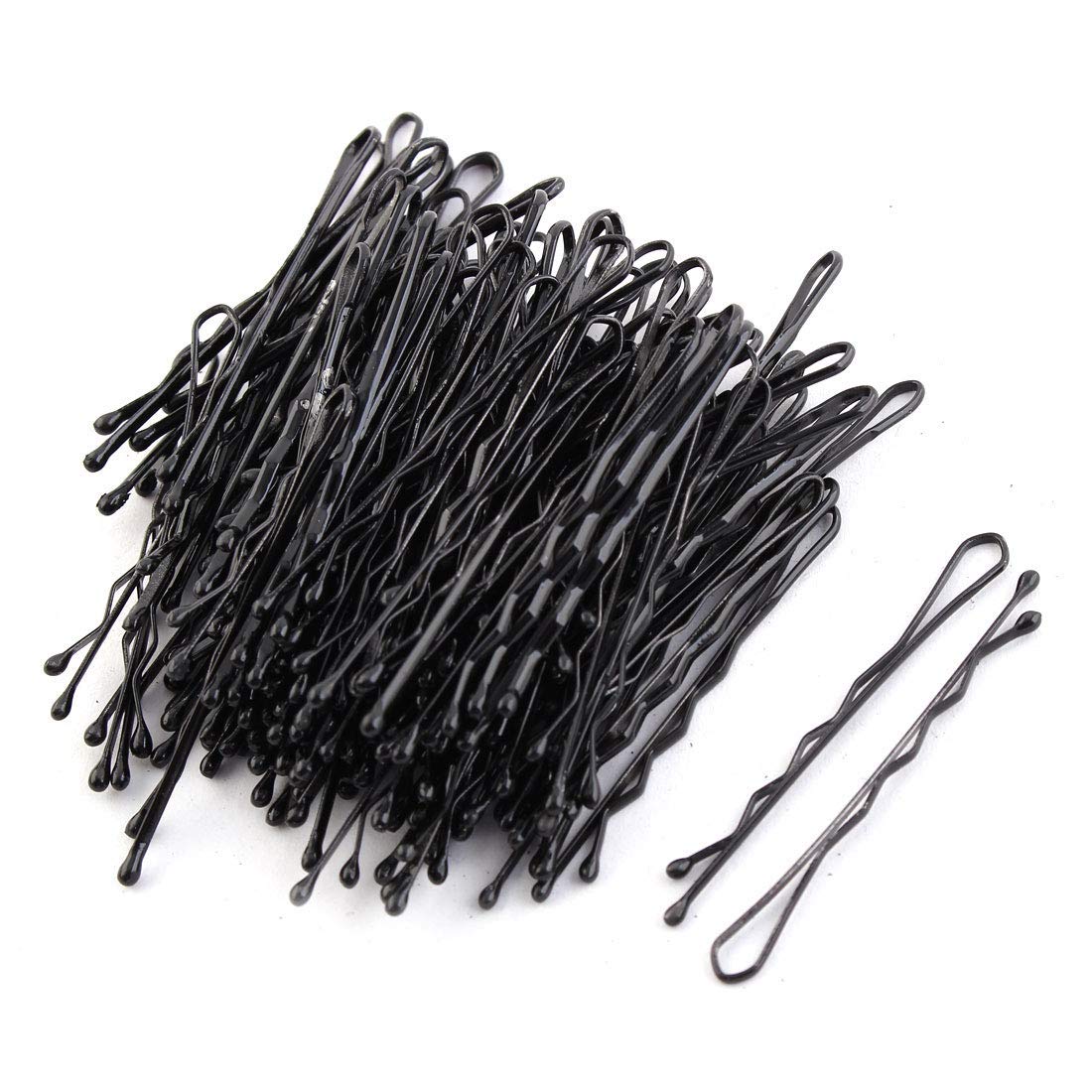 Nyamah Sales Metal Hair Clips Bobby Pins Hair Styling Pins Hairdressing Salon Tool for Women Girls, Black (100-Piece) Pack of 1 3