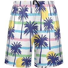 visesunny Mens Pajama Shorts Summer Pattern Soft Sleep Shorts for Men Pjs Bottoms pants with Pockets
