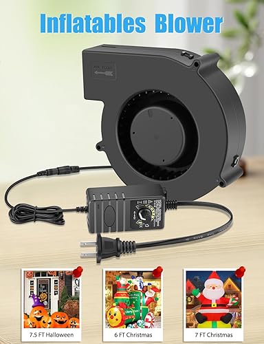 Vista 22 de Wathai EC 4.724 in x 1.260 in 120V ventilador doble bola alta flujo de aire centrífugo ventilador AC 110V 115V 120V 220V 240V