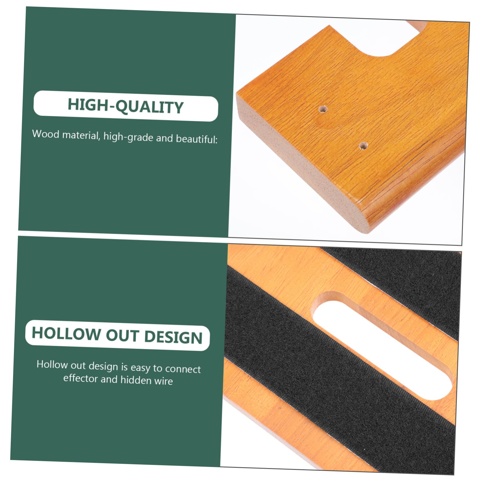 ifundom Guitar Effector Holder Guitar Effect Board Stage Performance Accessory