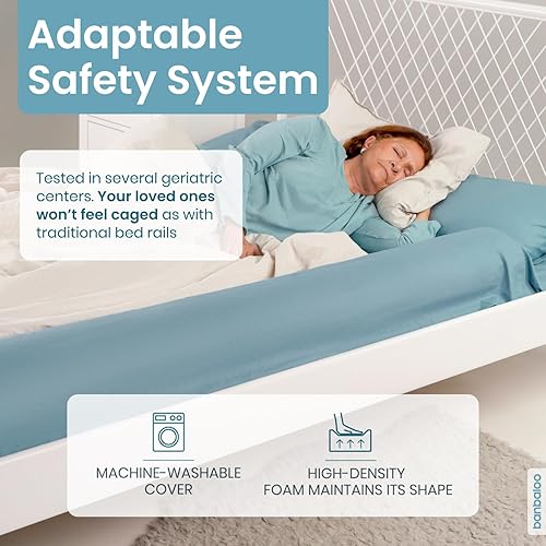 Miniatura 2 de BANBALOO Rieles de cama para seguridad de adultos mayores  Rieles de protección de restricciones de cama para adultos y personas mayores  King,