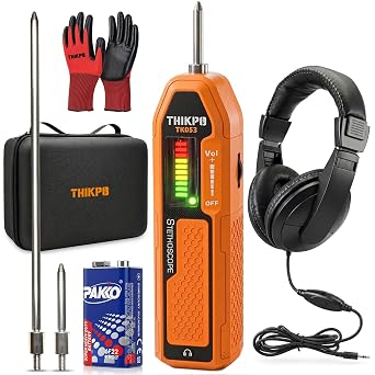 Electronic Mechanic Stethoscope, Automotive Engine Noise & Leak Detector Tool Kit with Adjustable Headset, Dual Probes & EVA Case, Frequency Range 20Hz-20kHz for Bearings/Pumps/Pipe Flow