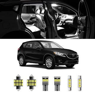 9pcs Mazda CX5 Interior LED Lights Kit Super Bright LED Map Dome Light Bulbs for 2013 2014 2015 2016 2017 2018 2019 2020 2021 Mazda CX-5 all models