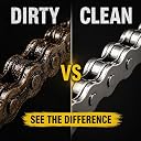 4 Piece Multi-Purpose Bike & Motorcycle Chain Cleaning Brush | 3-Sided Deep Clean Tool for Bicycle, Scooter & Motorbike Chains | Heavy-Duty Nylon Bristles gallery image