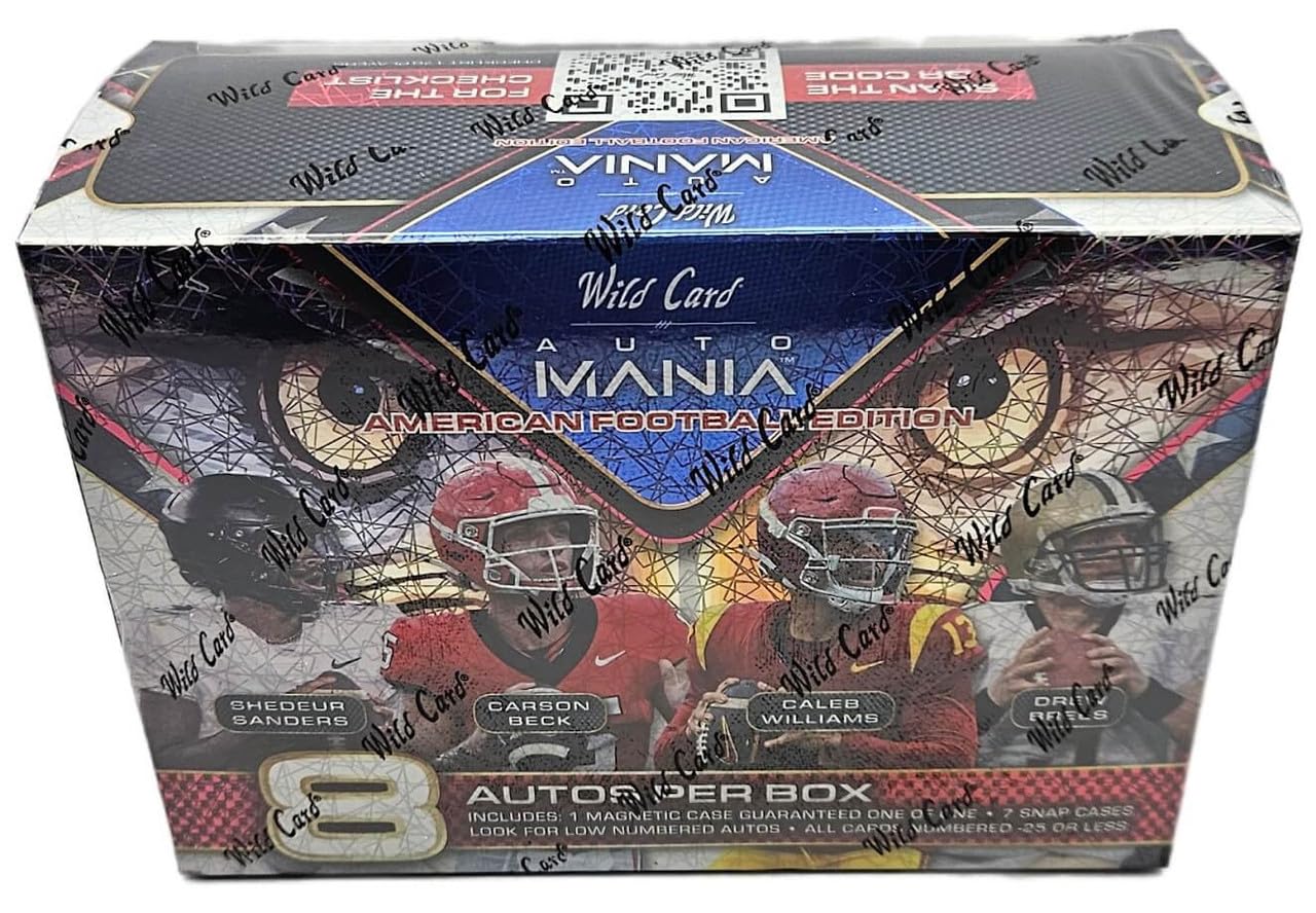 Amazon.com: 2024 Wild Card Auto Mania American Football Edition