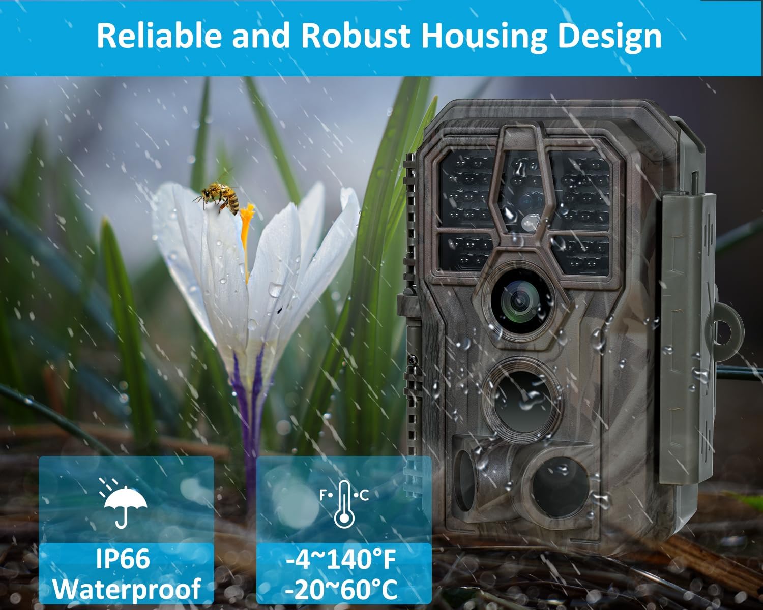 GardePro E5S Trail Camera - 48MP Wildlife Monitor -8 GardePro E5S Trail Camera - 48MP Wildlife Monitor -8