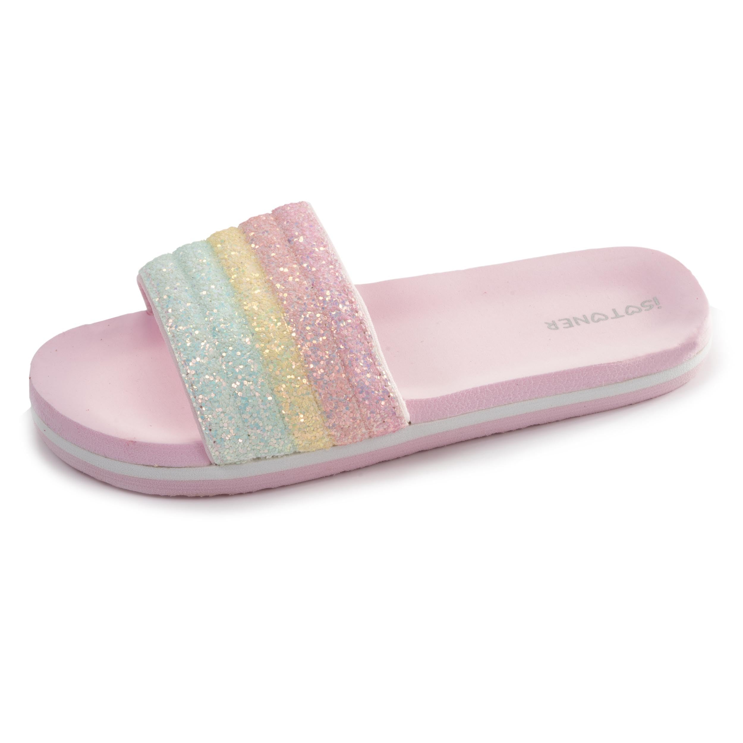 Isotoner Mules Claquettes Fille Ultra Confortables, faciles à Enfiler, 28/​29, Multico