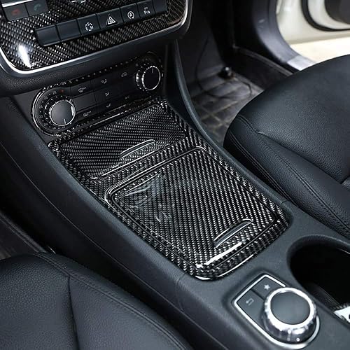 Miniatura 4 de YIWANG - Cenicero para coche de carbono real para Benz GLA CLA Clase A W176 A180 X156 C117 2013-2018 (estilo 2)