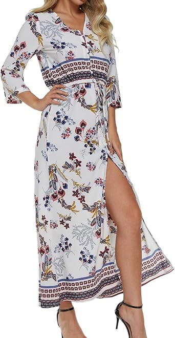 amazon maxi dress with sleeves