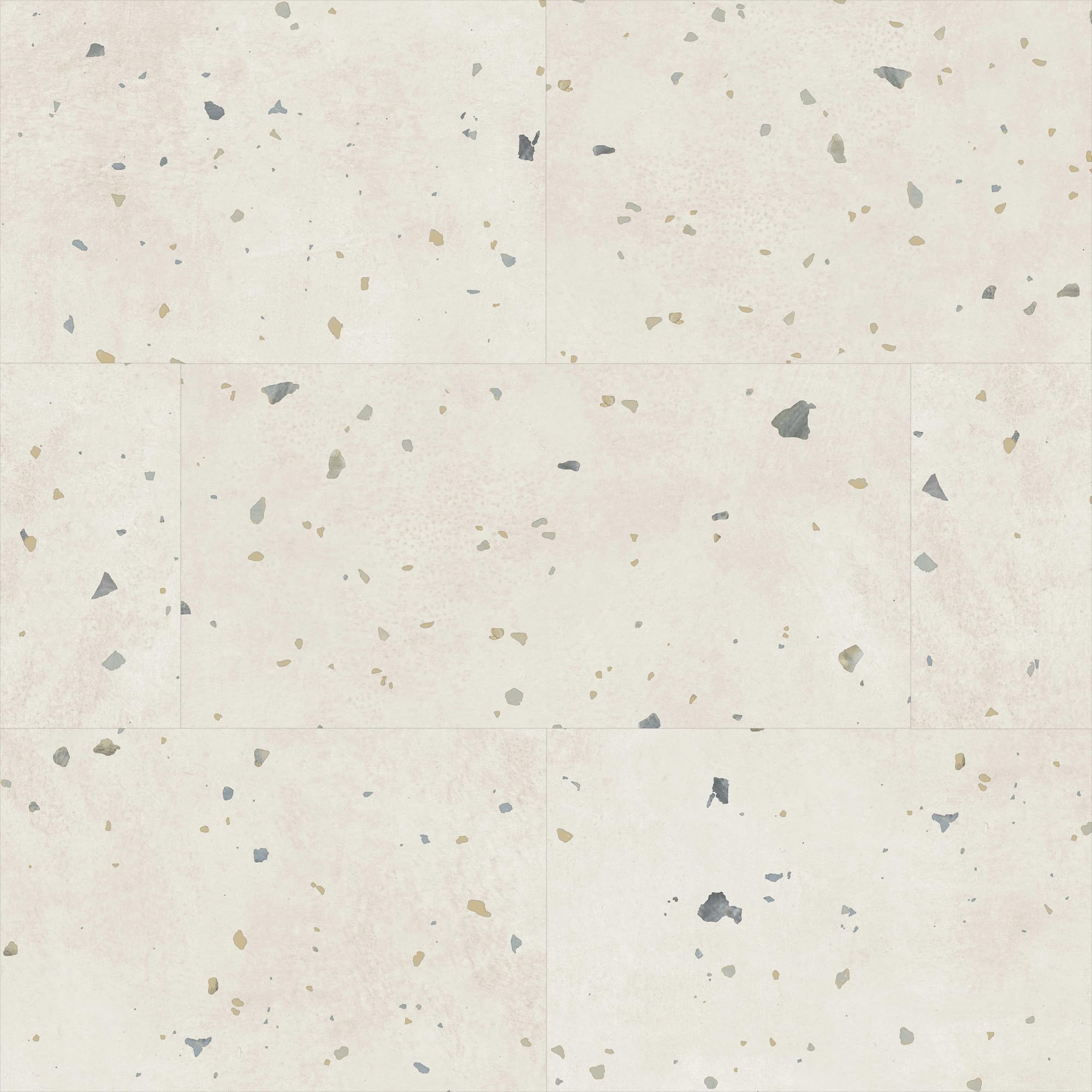 Allure Luxury Vinyl Tile Flooring, 22 Mil Wear Layer, Perfect Parfait Terrazzo 12" x 24", 6.5 mm Thick Vinyl Tiles with Click and Lock Installation, 12 Boxes 282.72 sq ft.