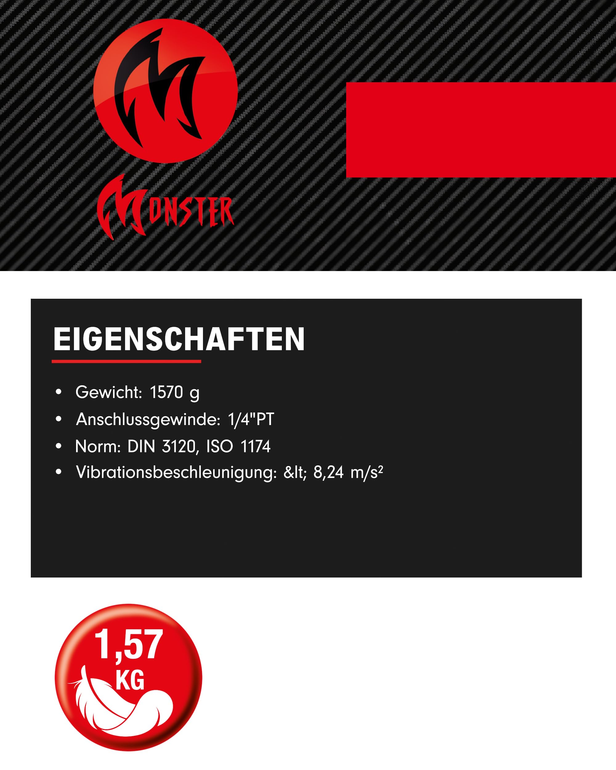 KS Tools 515.1625 1/2" MONSTER Wysoce wydajny pneumatyczny kątowy śrubokręt udarowy, 271 Nm