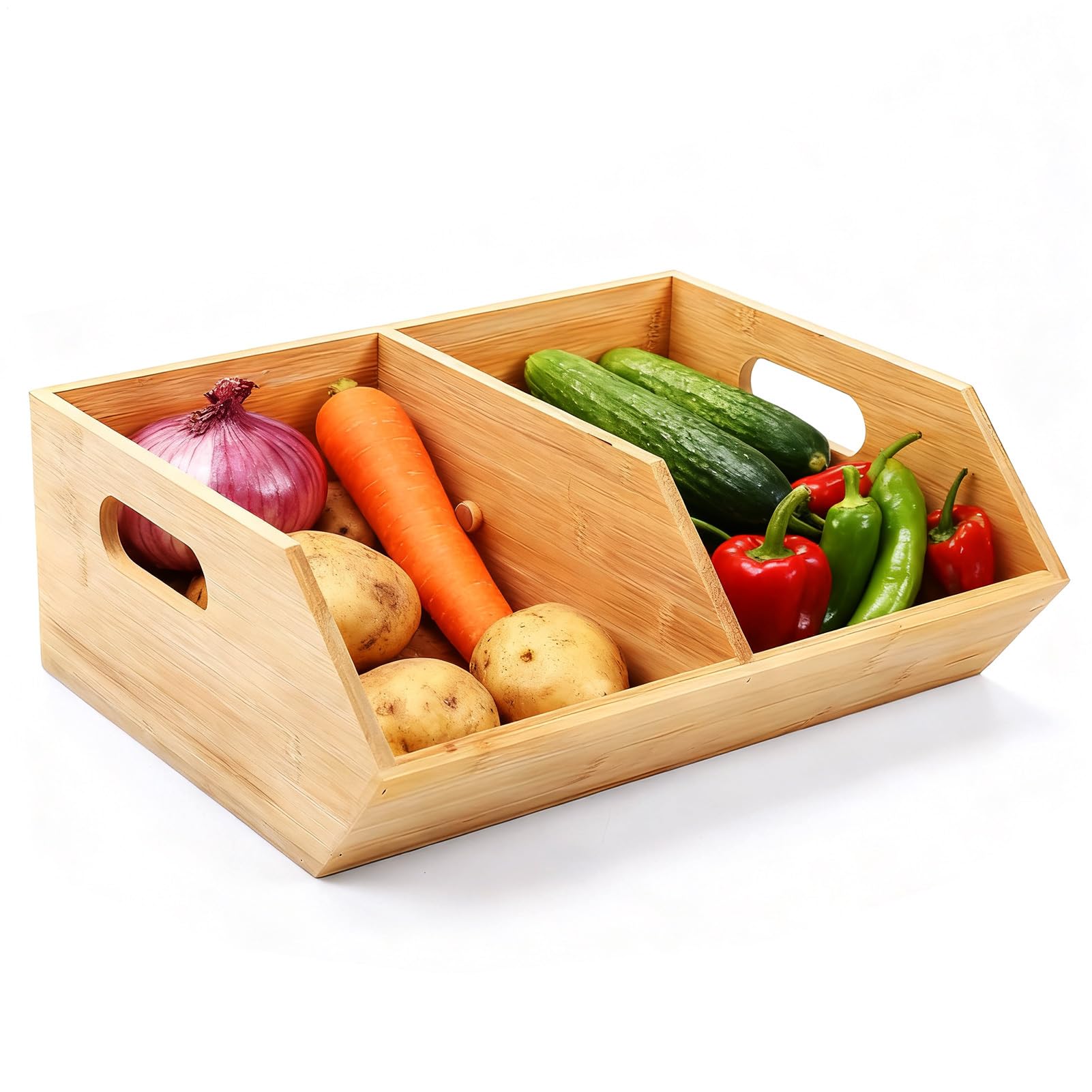 Organizzatore Per La Dispensa Della Cucina Organizzatore Impilabile In | Cestini Organizzatori Per La Dispensa Per Casa Cucina Alimenti Spuntini Patate Cipolle Bagno