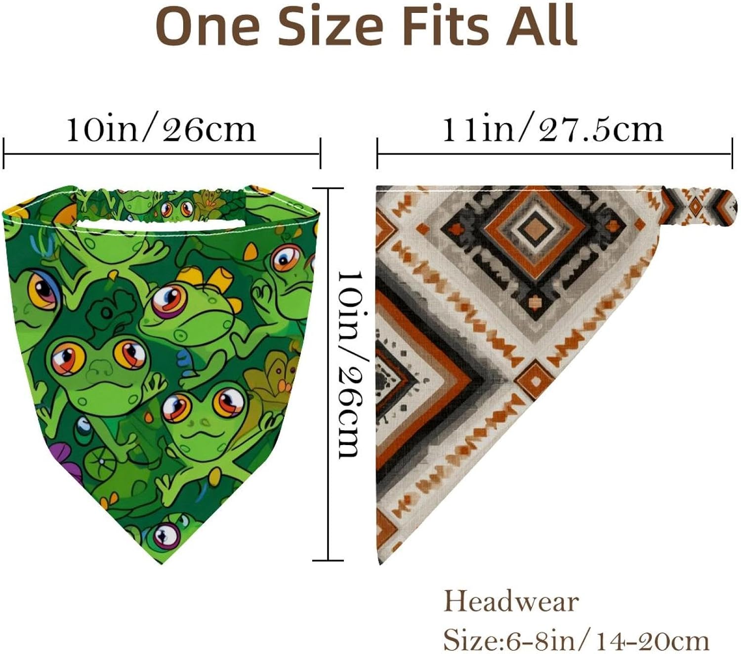4 Packs Chiffon Hair Scarf, Ethnic Pattern Head Bandanas for Women, Elastic Triangle Hair Bandanas Kerchief image 4