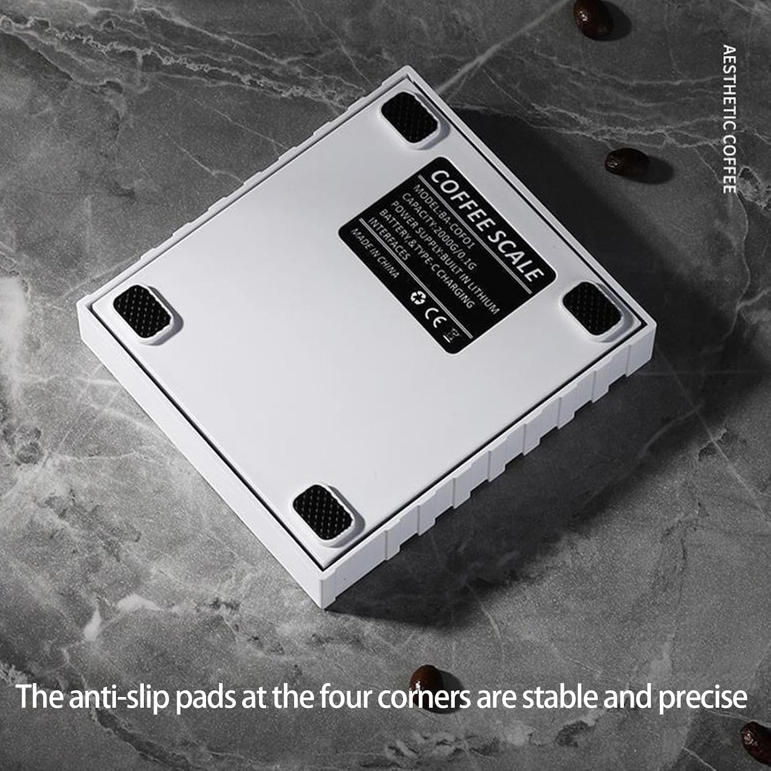 Rechargeable Digital Scale High Precisions 3 Modes Drip Espresso Kitchen Coffee with Automatic Timing Kitchen Coffee