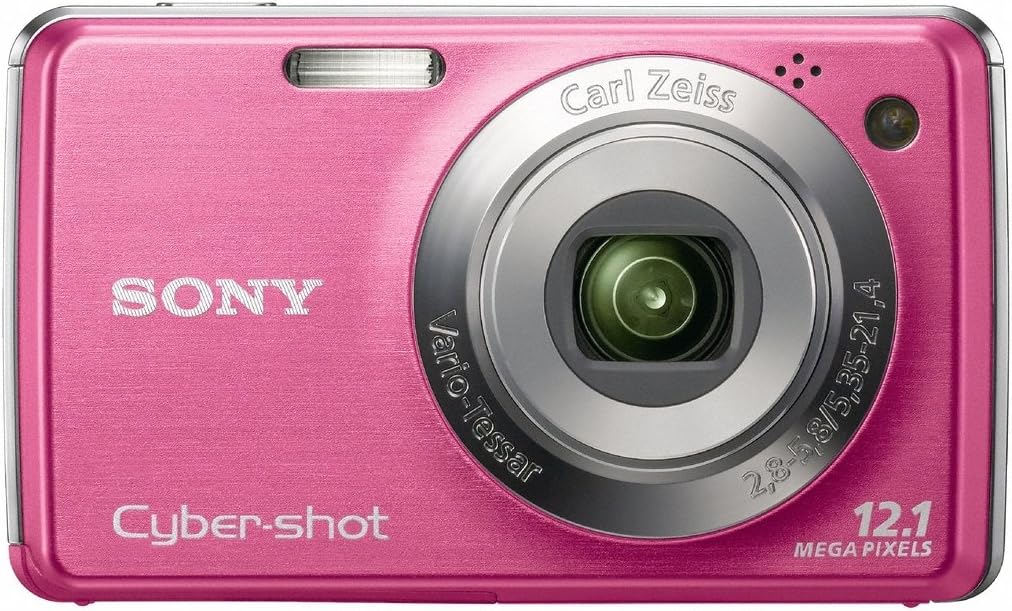 Cybershot DSC-W220 12MP Digital Camera with 4x Optical Zoom with Super Steady Shot Image Stabilization (Light Pink) (OLD MODEL)